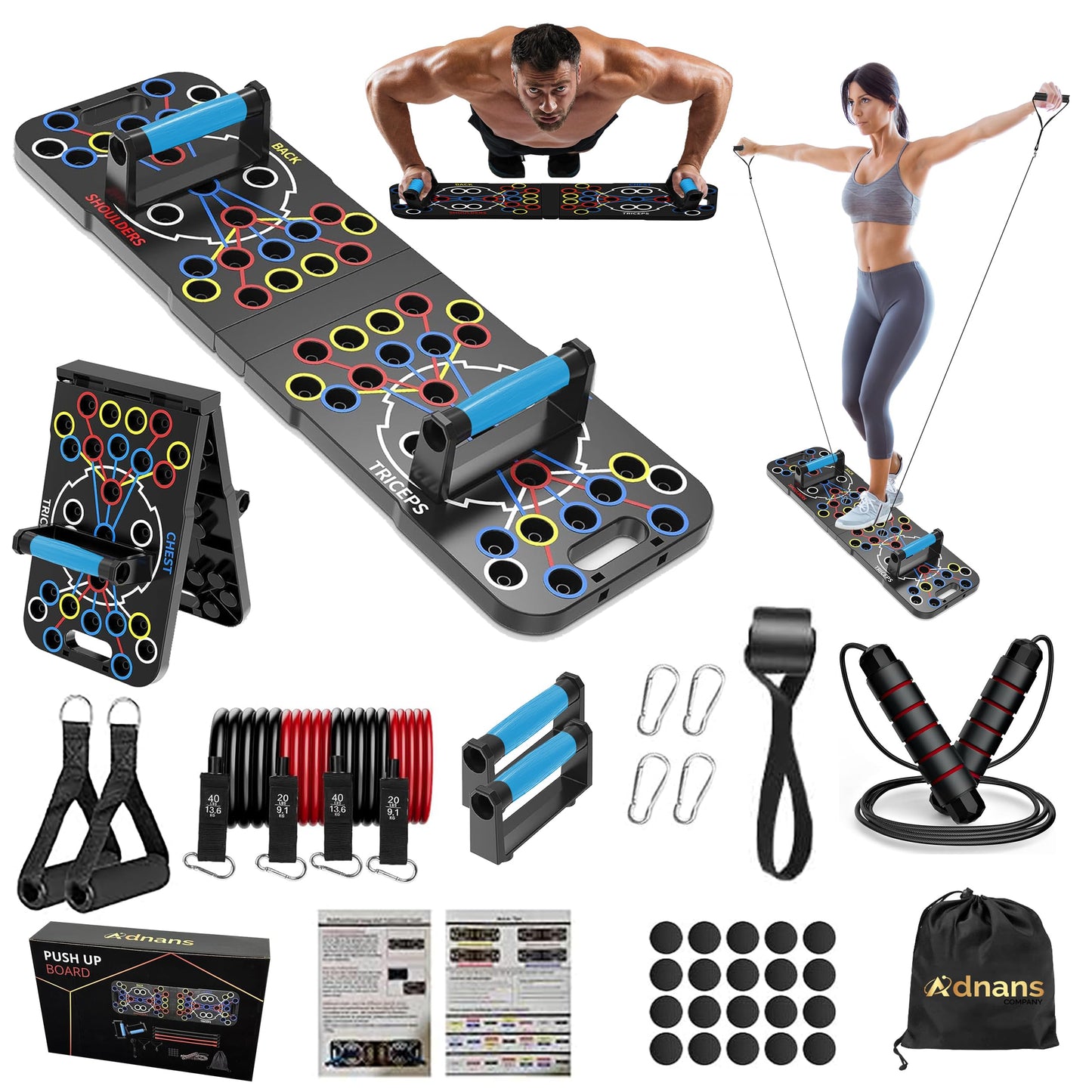 Push Up Board | 14-in-1